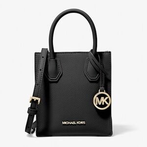 Michael kors - Mercer extra-small pebbled leather crossbody bag